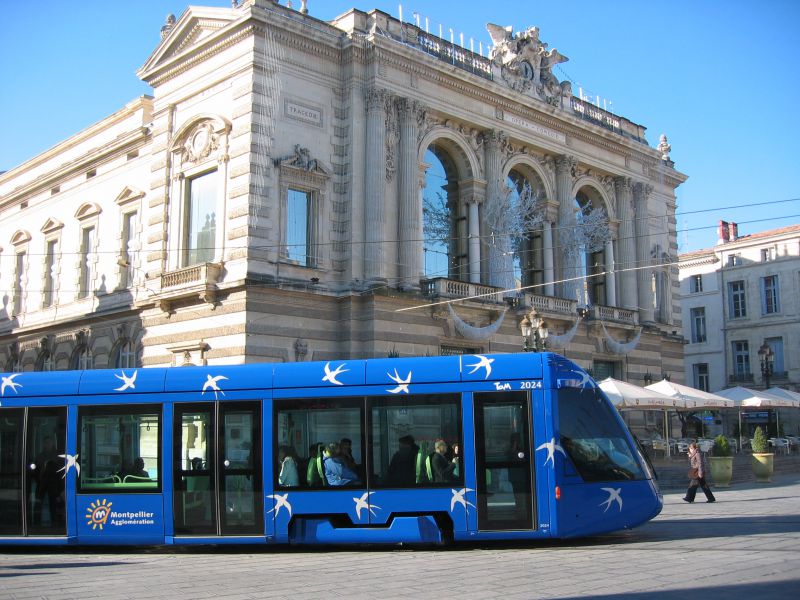 tramway montpellier ligne 1 comédie