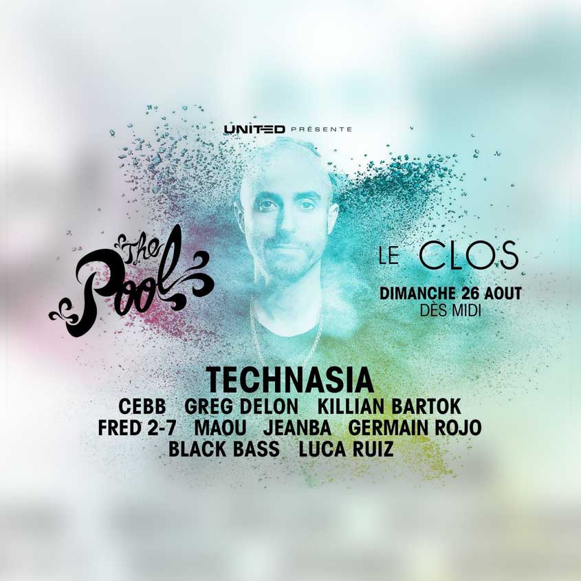 L'été c'est POOL PARTY • dimanche 26 aout au CLOS 23 - MontpelYeah Magazine