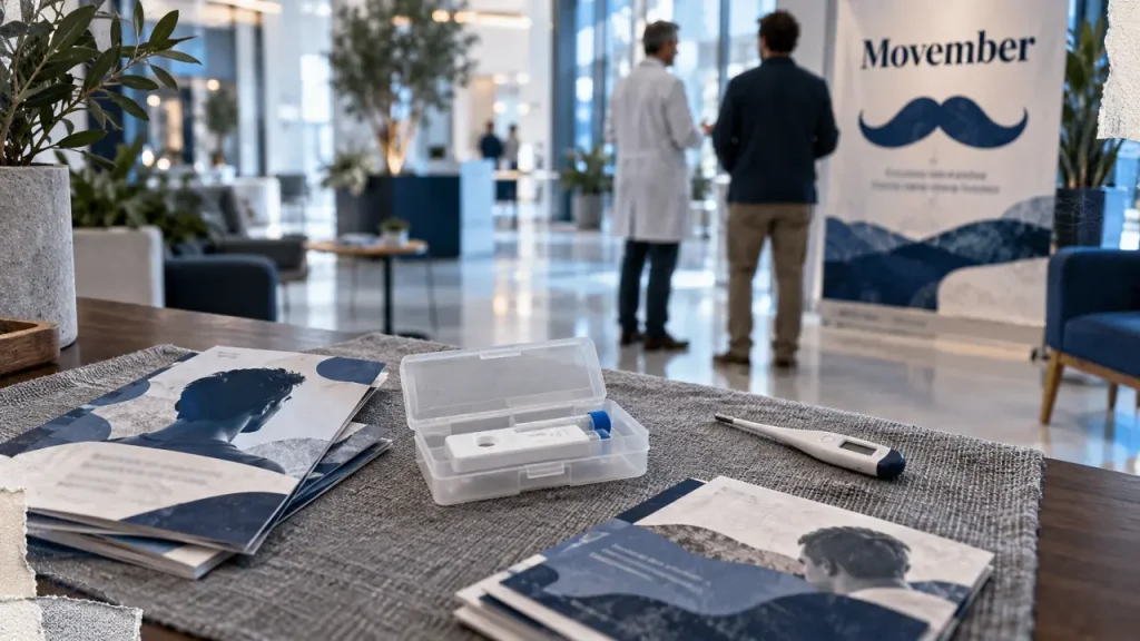 Lancement de Movember à l'Institut du Cancer de Montpellier, journée de sensibilisation à la santé masculine
