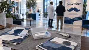 Lancement de Movember à l'Institut du Cancer de Montpellier, journée de sensibilisation à la santé masculine