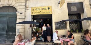 Plat italien servi à La Maison d’Anna à Montpellier