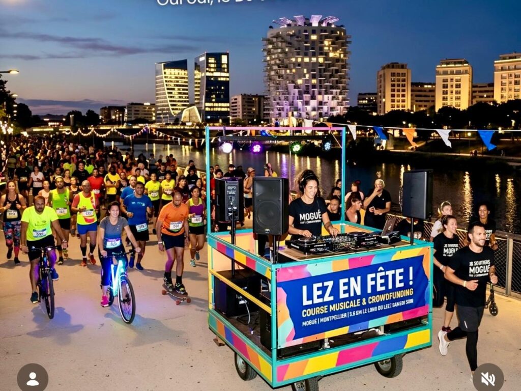 À Montpellier, le running se transforme en fête électro