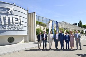 Rame de tramway à Montpellier, dont la ligne 3 sera prolongée jusqu'à l'aéroport